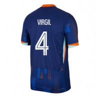 Niederlande Virgil van Dijk #4 Fußballbekleidung Auswärtstrikot EM 2024 Kurzarm